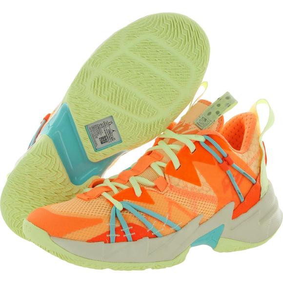 Jordan Mens Why Not Zero 3 Se Orange Mesh Basketball Shoes Sneakers NWT - Picture 2 of 3